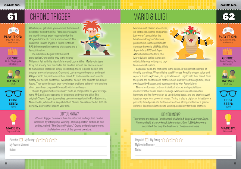 Illustration for article titled What Goes Into Picking The 101 Video Games Kids Must Play